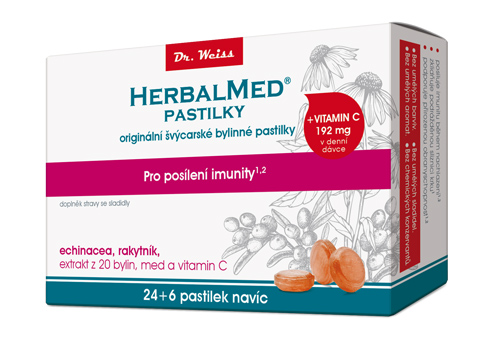 HERBALMED pastilky Dr. Weiss - pastilky pro posílení imunity